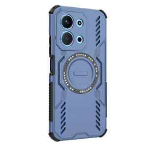 Butterfly Armor Xiaomi Redmi 15C 4G / Poco C85 MagSafe Shockproof Θήκη Σκληρή - Blue