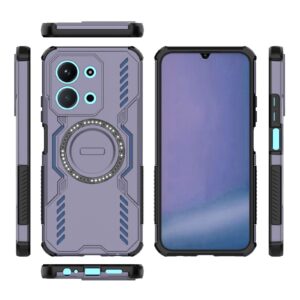 Butterfly Armor Xiaomi Redmi 15C 4G / Poco C85 MagSafe Shockproof Θήκη Σκληρή - Purple