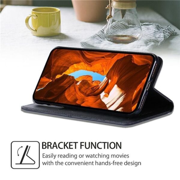 ENKAY Xiaomi Redmi 15C 4G / Poco C85 Cow Texture Magnetic Θήκη Βιβλίο - Black