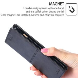 ENKAY Xiaomi Redmi 15C 4G / Poco C85 Cow Texture Magnetic Θήκη Βιβλίο - Black