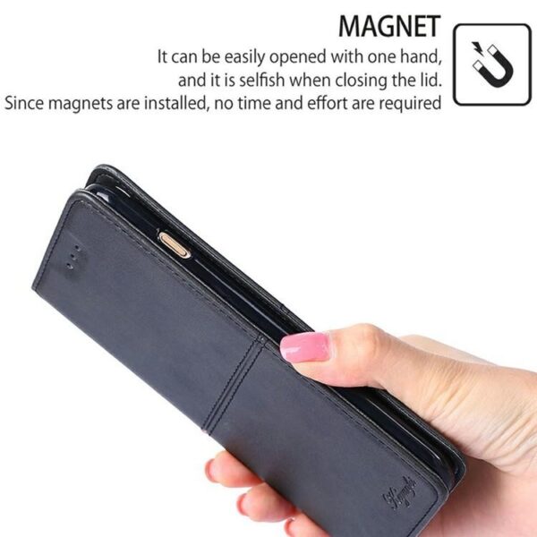 ENKAY Xiaomi Redmi 15C 4G / Poco C85 Cow Texture Magnetic Θήκη Βιβλίο - Black