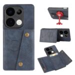 ENKAY Xiaomi Redmi 15C 4G / Poco C85 Double Buckle Card Slots Magnetic Θήκη Σιλικόνης - Blue