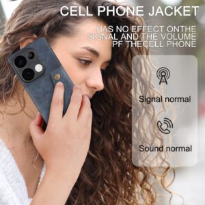 ENKAY Xiaomi Redmi 15C 4G / Poco C85 Double Buckle Card Slots Magnetic Θήκη Σιλικόνης - Blue