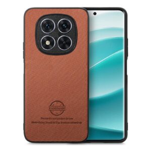 Fabric Xiaomi Redmi 14C 4G / Poco C75 Twill Θήκη Σιλικόνης - Brown