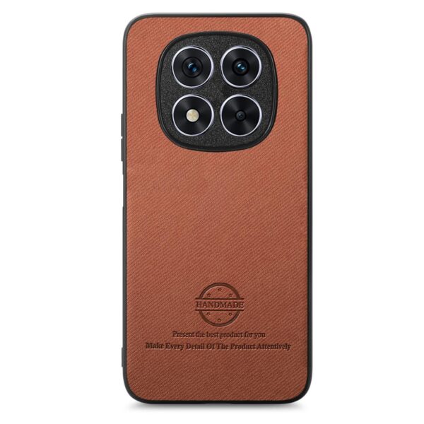 Fabric Xiaomi Redmi 14C 4G / Poco C75 Twill Θήκη Σιλικόνης - Brown