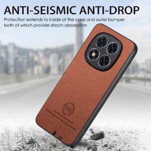 Fabric Xiaomi Redmi 14C 4G / Poco C75 Twill Θήκη Σιλικόνης - Brown