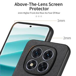 Fabric Xiaomi Redmi 14C 4G / Poco C75 Twill Θήκη Σιλικόνης - Black