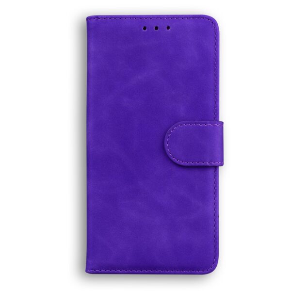 ENKAY Xiaomi Redmi Note 9S / Note 9 Pro / Note 9 Pro Max Skin Feel Pure Color Flip Θήκη Βιβλίο - Purple