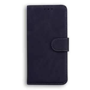 ENKAY Xiaomi Redmi Note 9S / Note 9 Pro / Note 9 Pro Max Skin Feel Pure Color Flip Θήκη Βιβλίο - Black