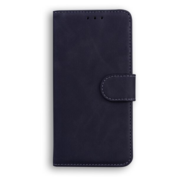 ENKAY Xiaomi Redmi Note 9S / Note 9 Pro / Note 9 Pro Max Skin Feel Pure Color Flip Θήκη Βιβλίο - Black
