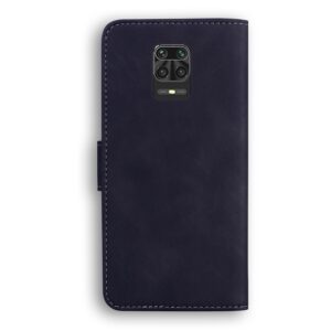 ENKAY Xiaomi Redmi Note 9S / Note 9 Pro / Note 9 Pro Max Skin Feel Pure Color Flip Θήκη Βιβλίο - Black