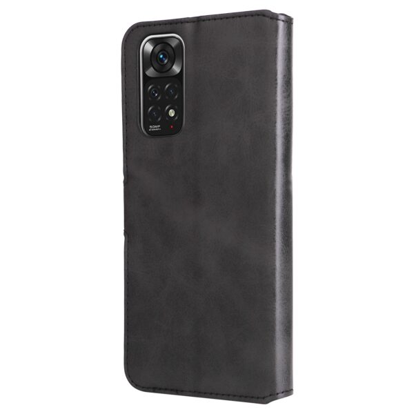 Calf Xiaomi Redmi Note 11 / Note 11S Classic Texture Flip Θήκη Βιβλίο - Black
