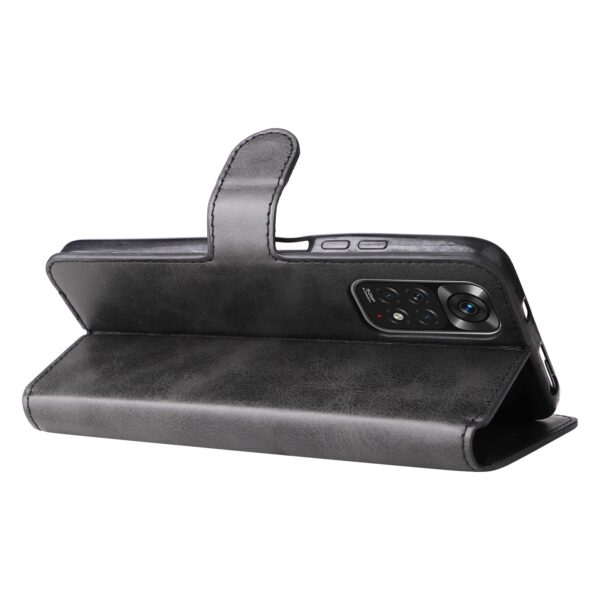 Calf Xiaomi Redmi Note 11 / Note 11S Classic Texture Flip Θήκη Βιβλίο - Black