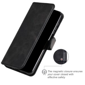 Calf Xiaomi Redmi Note 11 / Note 11S Classic Texture Flip Θήκη Βιβλίο - Black