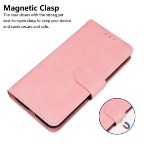 ENKAY Xiaomi Poco X3 NFC / Poco X3 Pro Skin Feel Pure Color Flip Θήκη Βιβλίο - Pink