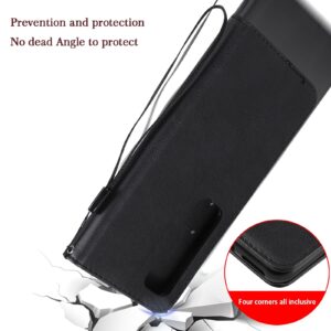 Solid Xiaomi Poco X3 NFC / Poco X3 Pro Color Horizontal Flip with Card Slots & Lanyard Θήκη Βιβλίο - Red