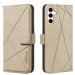 Binfen Color Samsung Galaxy A16 4G / A16 5G Geometric Pattern RFID Θήκη Βιβλίο - Beige