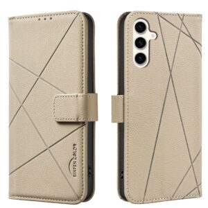 Binfen Color Samsung Galaxy A16 4G / A16 5G Geometric Pattern RFID Θήκη Βιβλίο - Beige