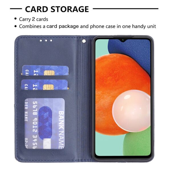 Binfen Color Samsung Galaxy A13 4G Prismatic Invisible Magnetic Θήκη Βιβλίο - Blue