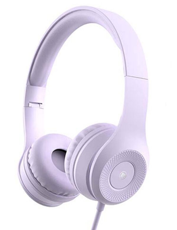 Lamtech On-Ear Ενσύρματα Ακουστικά με Βύσμα 3.5mm και Μικρόφωνο Μωβ