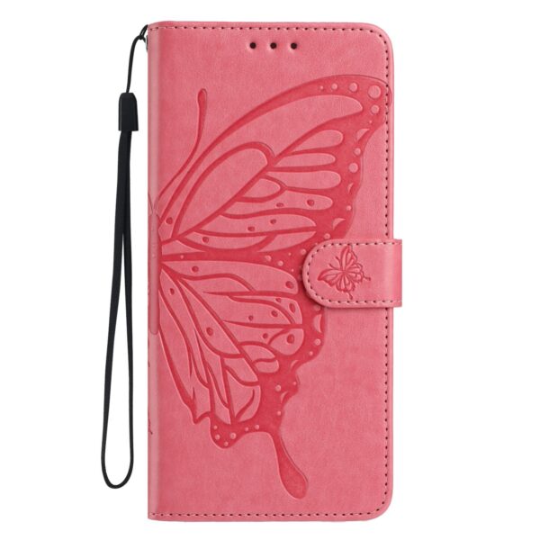 Pattern Samsung Galaxy A13 4G Butterfly Flutter Embossed Θήκη Βιβλίο - Pink