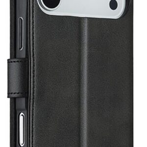 LC.IMEEKE iPhone 17 Pro Max Calf Texture Θήκη Βιβλίο - Black