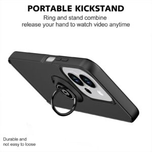 ENKAY Xiaomi Redmi 15C 4G / 5G / Poco C85 Q Shadow 1 Series with Ring Θήκη Σκληρή Φιμέ - Black