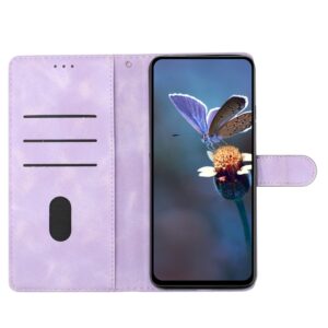Pattern Xiaomi Redmi 14C 4G Flower Butterfly Embossing Θήκη Βιβλίο - Purple