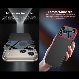 GKK iPhone 17 Pro Max Color Master Splicing Θήκη Σιλικόνης - Orange Black