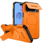 ENKAY iPhone 17 Pro Max MagSafe Sliding Camshield Holder Θήκη Σκληρή - Orange