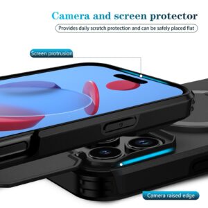 ENKAY iPhone 17 Pro Max MagSafe Sliding Camshield Holder Θήκη Σκληρή - Black