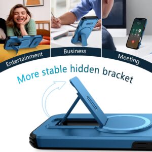 Enkay iPhone 17 Pro Max MagSafe Sliding Camshield Holder Θήκη Σκληρή - Blue
