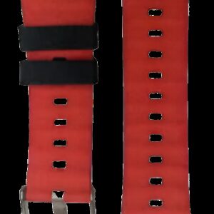 Λουράκι Samsung Galaxy Watch 6 / 5 / 4 Classic Silicone Solid Color - Red / Black