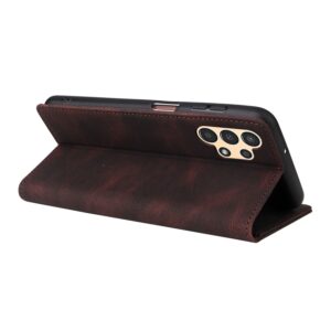 ENKAY Samsung Galaxy A13 4G Simple Suction Closure Θήκη Βιβλίο - Brown