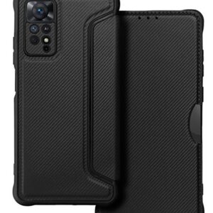 Tel1 Xiaomi Redmi Note 11 / Note 11S Razor Carbon Θήκη Βιβλίο - Black