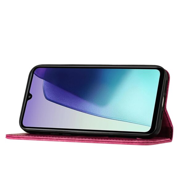 Pattern Xiaomi Redmi 14C 4G / Poco C75 Butterfly Cat Embossing Flip Θήκη Βιβλίο - Pink