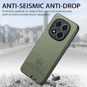 Fabric Xiaomi Redmi 14C 4G / Poco C75 Twill Θήκη Σιλικόνης - Green