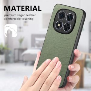 Fabric Xiaomi Redmi 14C 4G / Poco C75 Twill Θήκη Σιλικόνης - Green