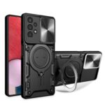 Butterfly Armor Samsung Galaxy A13 4G Sliding Camshield Magnetic Holder Θήκη Σκληρή - Black