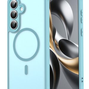 Techsuit Samsung Galaxy S25 FE MagSafe Halofrost II Θήκη Σκληρή Φιμέ - Mint Green