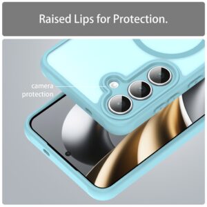 Techsuit Samsung Galaxy S25 FE MagSafe Halofrost II Θήκη Σκληρή Φιμέ - Mint Green