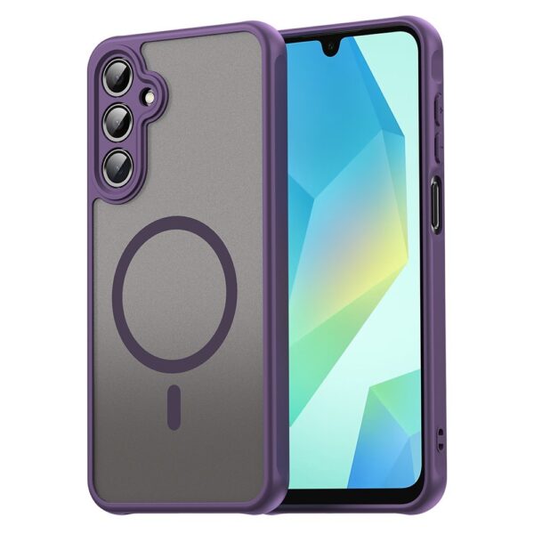 Techsuit Samsung Galaxy S25 FE MagSafe HaloFrost II Θήκη Σκληρή Διάφανη - Black