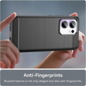 Techsuit Oppo Reno13 5G Carbon Θήκη Σιλικόνης - Black