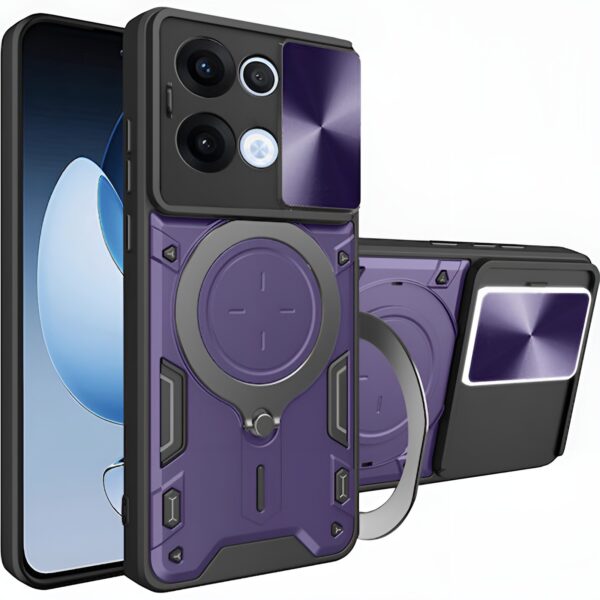 Techsuit Oppo Reno13 5G CamGuard Pro Θήκη Σκληρή - Purple