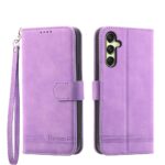Dierfeng Samsung Galaxy A26 5G / A17 Dream Line TPU Hybrid PU Θήκη Βιβλίο - Purple