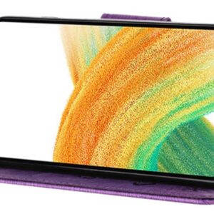 ENKAY Samsung Galaxy A26 5G / A17 Butterfly Embossed Θήκη Βιβλίο - Purple