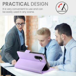 ENKAY Samsung Galaxy A26 5G / A17 Dual-side Magnetic Buckle Θήκη Βιβλίο - Purple