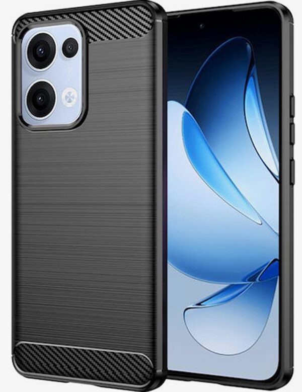 Techsuit Oppo Reno13 5G Carbon Θήκη Σιλικόνης - Black