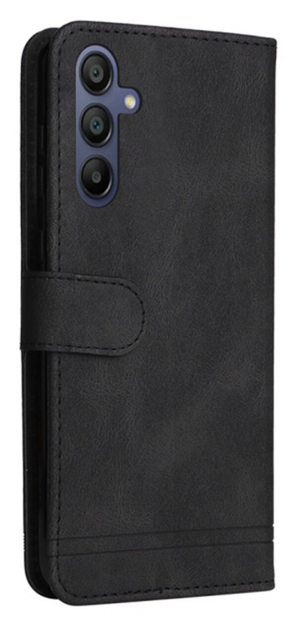 ENKAY Samsung Galaxy A26 5G / A17 Skin Feel Life Tree Θήκη Βιβλίο - Black