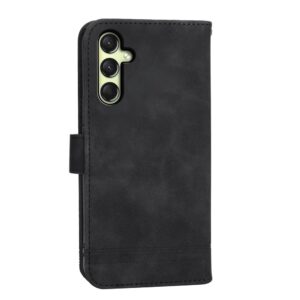 Dierfeng Samsung Galaxy A26 5G / A17 Dream Line TPU Hybrid PU Θήκη Βιβλίο - Black